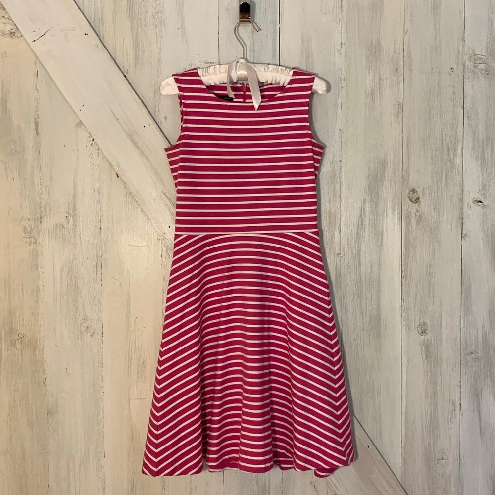 Talbot Pink and White Striped Dress